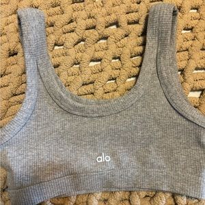 Alo Wellness Bra - Heather Grey